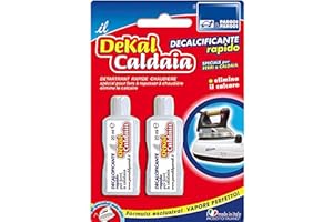 PARODI & PARODI Dekal Détartrant pour Fer à Repasser à Vapeur (2 doses), 12 x 16 x 2 cm