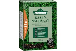 Dehner frö gräsmatta sax, torrgräs, högkvalitativ fröblandning, supermysig/snabbgroddande, 300 g, för ca 25 m², natur