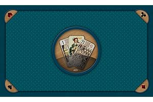 MTJ® - Tapis Tarot Prestige 3 Bouts - Matière Jersey Néoprène - Fabrication Française (Bleu, 100x60 cm)