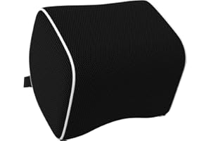 bonmedico Cuscino Auto Guidatore - Poggiatesta da Viaggio Ortopedico per Macchina - Supporto Collo, Testa e Spalle - Accessori per Cervicale da Guida