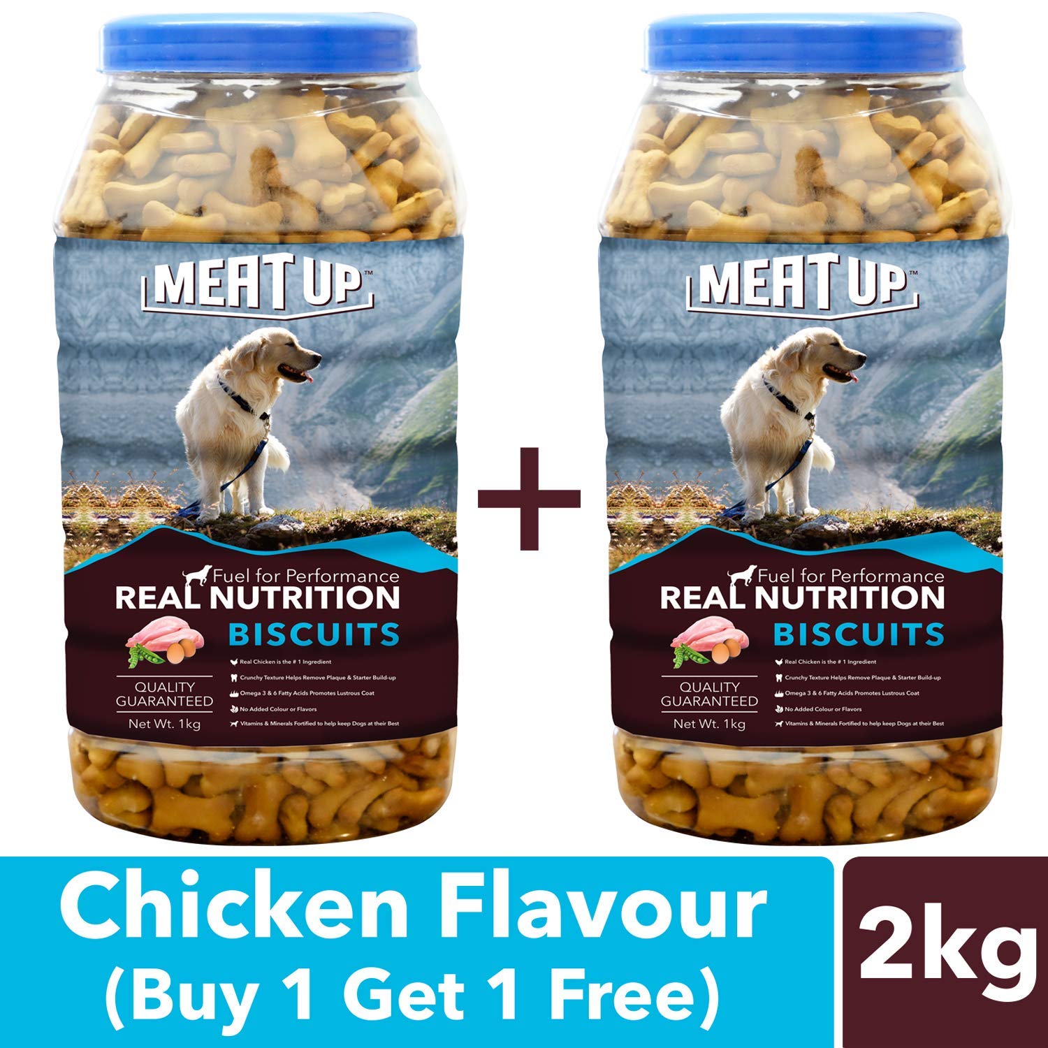 meat up dog biscuits