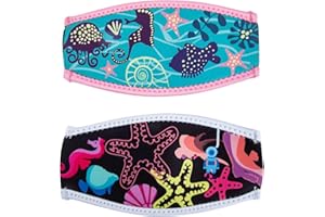 Artibetter 2pcs Diving Mask Snorkel Mask Strap Dive Wrapping Strap Scuba Dive s Cover Swimming Headband Swim Covers Adult Snorkel Swimming Supplies Belt Tab Neoprene