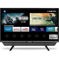 Kevin 60 cm (24 Inches) HD Ready Smart LED TV KN24PRO (Black) (2021 Model) | With Inbuilt Soundbar