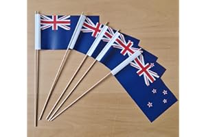 EVERFLAG Papierfähnchen: Neuseeland 50er Packung