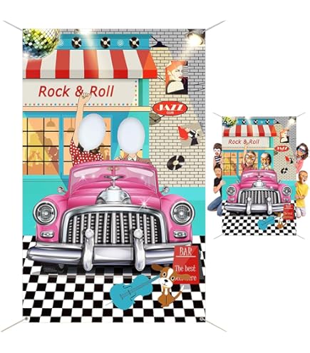 Grease Lightning Car Photo Booth Prop - Trunk or Treat - België