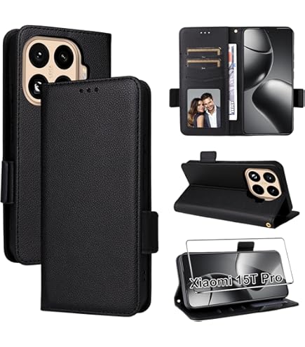 Xiaomi Redmi 15C Leder-Handyhülle Mit Standfunktion & Kartenfächern - Flip Case In Blau