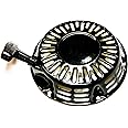 HOLZER Avviatore a fune per motori a benzina da 5,5 CV – 6,5 CV, avviamento manuale Recoil/Nero