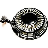 HOLZER Avviatore a fune per motori a benzina da 5,5 CV – 6,5 CV, avviamento manuale Recoil/Nero