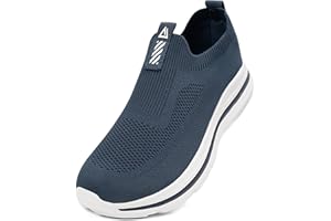 ODCKOI Męskie wsuwane trampki Mesh Oddychające buty do biegania Wygodne trampki Outdoor Fitness Buty sportowe Lekkie buty do biegania szosowego