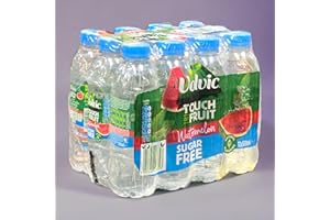 Krishna Stores Limited 12 x Volvic Watermelon Sugar Free Water, Touch of Fruit, Natural Flavours, Still Water