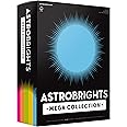 Astrobrights Mega Collection, Colored Paper, Brilliant 5-Color Assortment, 625 Sheets, 24 lb/89 GSM, 8.5" x 11 - More Sheets! (91684)