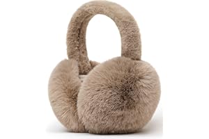 Unning Winter Ohrenschützer Damen Faltbare&Verstellbar Ohrenwärmer Kunstpelz Weich Ohrenschutz Ear Muffs Ear Warmers for Women