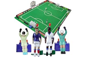 TIPP-KICK Super Cup France – Lot 1x Terrain XL, 2X Top Kickers, 2X Gardiens Toni 2X Buts avec Filet, 2X Ballons, 1x Compteur Mi-Temps, 1x Puce Sonore et Sac de Sport