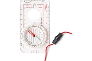 Trekrite Explorer Military Compass for Map Reading and Navigation with Mils and Degrees