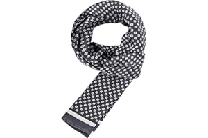 WANYING Noble Écharpe en 100% Soie 11 Momme pour Hommes Double Couche Casual Business 155x26cm