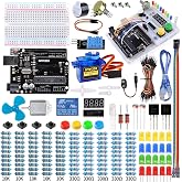 Smraza Electronic Component Kit with Breadboard, Jumper Cables, Resistors and DC Motor - Arduino Compatible