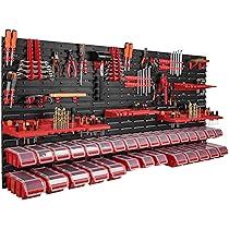 BGS 70220 Werkzeug-Tragekasten - Kunststoff, 395x290x125 Mm, Stapelbar, Schwarz/blau