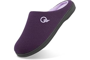 Mishansha Unisex Pantoufles Femme Homme Chaussons Maison Mousse à Mémoire Deux Tons Chaude Antidérapant,36-47