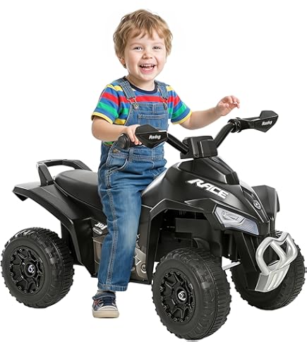 Quad électrique 6V Enfant COSTWAY – Marche Avant/arrière, Vitesse 4,5 Km/h – Batteries Rechargeables – Bleu