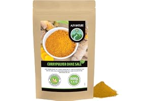 Alpi Nature Curry Pulver Mildt 500g, Saltfritt Mildt Currypulver, Indiska Kryddor för Matlagning