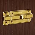 Plantex Premium Heavy Duty Door Stopper/Door Lock Latch for Home and Office Doors - Pack of 1 (PVD Gold)