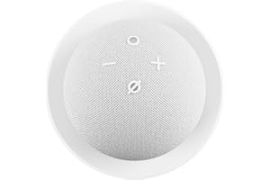 Cleverstation Deckenhalterung - für Echo Dot 4 / Dot 5, Alexa Zubehör, Halterung, Wandhalterung, Einbaulautsprecher Decke, Deckenbefestigung, Smart Speaker Deckenmontage (weiß)