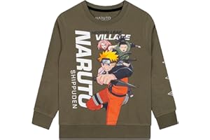 Naruto Felpa Ragazzo, Maglioni Bambini Manica Lunga, Abbigliamento Bambino, Felpe Ragazzo, età 5-13 Anni
