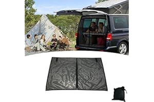 EYSBIY Zanzariera per portellone posteriore per VW T6, Auto Zanzariera Magnetica Rete anti-insetti per portellone auto Protezione Solare zanzariera porta camper per VW T6 (Aggiornato)