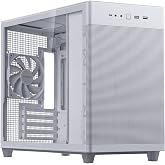 Asus Prime AP201 Temperli Cam Micro ATX Beyaz Bilgisayar Kasası | Beyaz Micro ATX Alet Gerektirmeyen Yan Paneller Ve Toz Filt