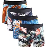 Boxer Shorts Men's Underwear Bamboo Viscose Underwear Men Retro Shorts Pack of 4/8 S-3XL