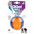 GiGwi Squeaky Dog Ball for Fetch & Play, High Bounce, Floats, Durable Non-Toxic Rubber Balls for Dogs, Gentle on Teeth & Gums, Dog Toy for Medium to Large Breeds, Orange, Large