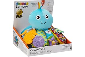 LAMAZE Octivity Time Baby Sensory Toy, Soft Baby Toy for Sensory Play and Discovery, Octopus Toddler Toy Suitable from 6 Months, 1+ Year Old Boys and Girls
