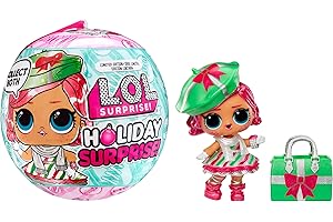 L.O.L. Surprise! Holiday Surprise ! - Dreamin' BB - Poupée à Collectionner, 8 Surprises, Poupées à Collectionner sur Le Thème des Vacances, Édition Limitée, Cadeau pour Les Filles de 3 Ans et Plus