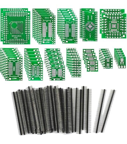50 Stück SOT23 Zu DIP/SIP3 Adapterplatten – Für SMD-ICs, Lochabstand 2.54mm, Platinengröße 7.5x10mm