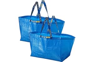 Ikea Frakta torba na zakupy, duża, niebieska, 2 sztuki