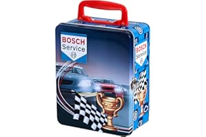 Theo Klein Bosch 8726 puszka serwisowa do 18 samochodów (w skali 1:64), zabawka, wielokolorowa