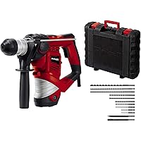Einhell Bohrhammer TC-RH 900 Kit (900 W, 4100 min.-1 Schlagzahl, 3 J Schlagstärke, Hammerbohren, Bohren und Meißeln mit…