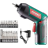 Avvitatore Elettrico 6N.m, HYCHIKA Cacciavite Elettrico (Par max 6 N.m, 3.6 V, 2.0 Ah) Luce a LED come Chiave a Cricchetto, C