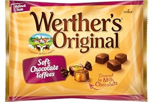 Werther's Original - Caramelos toffee blandos cubiertos de chocolate (1000g)
