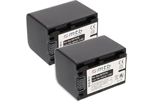 MTB MORE ENERGY 2X Akku NP-FV70 für Sony HDR-CX900... / DEV-50V.. / NEX-VG900... / FDR-AX100... / DCR-SR..., SX... (s. Liste)