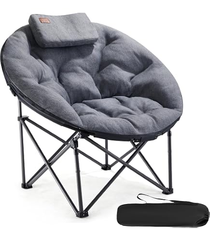 moon chair campingstuhl KingCamp Moonchair Faltbar bis 205kg Gepolstert Camping Amici Lodges in 251 01 Color:MATTE CHALK