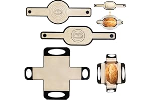 THALIRE Alfombrilla de Cocción de Silicona para Dutch Oven, 3 Piezas Ovalada y Redonda con Asas Largas, Base Reutilizable para Horno Holandés y Molde de Pan