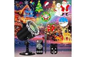 MOSSNDAR 64 Patrones Proyector Navidad Exterior,Proyector Luces Navidad con Control Remoto Temporizador,Navidad Decoración 2026,Impermeable Lámpara de Proyección para Fiesta Cotillon Nochevieja Regalo