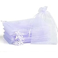 100x Weiße Organza-Säckchen 10x15cm - Perfekt Für Geschenke & Hochzeiten
