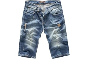 Rock Creek Herren Jeans Shorts Bermuda H-117