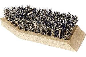 Fibertec Schmutzbürste für Schuhe, Schuhpflege, geöltes Buchenholz, 135 x 40mm