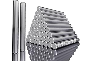 Ziamzra 50 Stück Bodenträger Ø6x40mm Regalbodenträger Zylinderstifte Regalbodenhalter Regalbodenträger für Stifte 6mm Bodenträger für Einlegeböden für Schränke Möbel Regalstützen