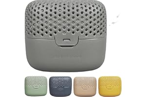 ABSODRY duo family - Dehumidifier Flat without Electricity - For Best Air Quality - Room Dehumidifier for Basement, Bathroom, Bedroom - Against Mould - Grey