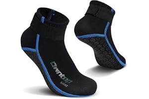 Owntop Neoprene Socks, 3mm Wetsuit Socks Diving Socks Boots Anti-slip Fin Socks Thermal Swim Socks for Men Women Surfing Sailing Kayaking