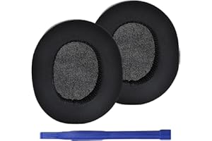 Adhiper Nauszniki Kompatybilne z SteelSeries Arctis Pro/7/5/3 Gaming Headset, Wymienne Wkładki Douszne z Pianki z Pamięcią Kształtu (Czarne/Żelowe)